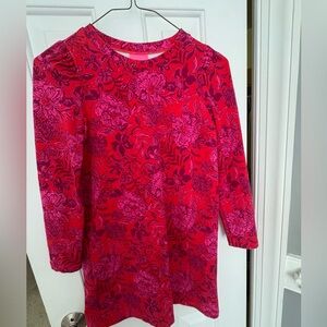 Lilly Pulitzer Red and Pink Patterned Dress